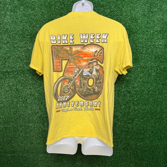 Stedman Yellow Graphic Tee XL bike week - Picture 3 of 4